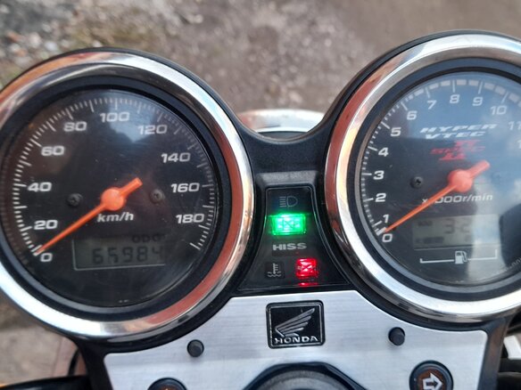 2003 Honda CB 400 Super Four, синий, 250000 рублей - вид 5