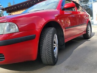 2007 Skoda Octavia I (A4) Рестайлинг, красный, 330000 рублей, вид 4