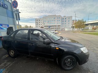 2012 Lada (ВАЗ) Granta I, чёрный, 142000 рублей, вид 4