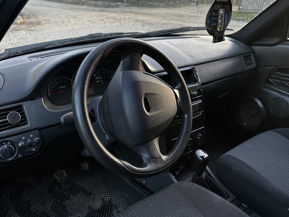 2008 Lada (ВАЗ) Priora I, серый, 160000 рублей - вид 6