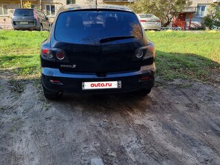 2007 Mazda 3 I (BK) Рестайлинг, чёрный, 420000 рублей, вид 4