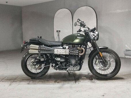 2022 Triumph Scrambler, зелёный, 1050000 рублей, вид 1