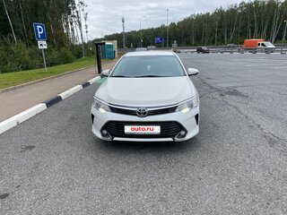 2016 Toyota Camry VII (XV50) Рестайлинг, белый, 2000000 рублей, вид 1
