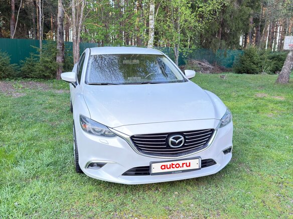 2015 Mazda 6 III (GJ) Рестайлинг, белый, 2200000 рублей - вид 3