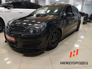 2009 Opel Astra H Рестайлинг, чёрный, 289000 рублей, вид 1