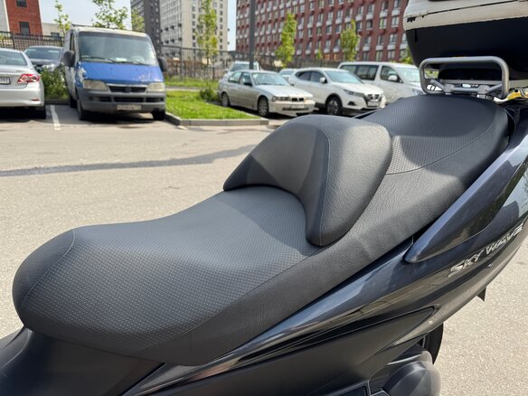 2012 Suzuki Burgman (SkyWave) 400, серый, 450000 рублей - вид 11