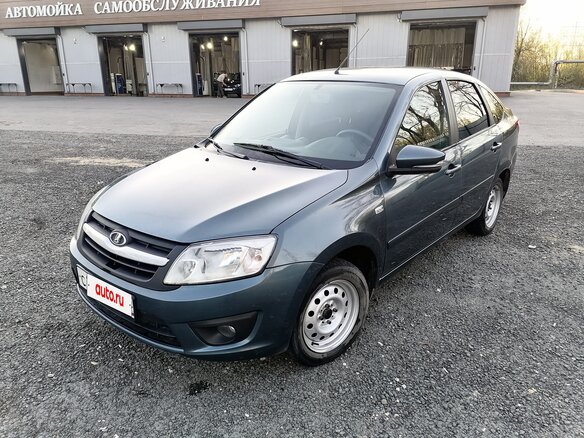 2014 Lada (ВАЗ) Granta I, серый, 500000 рублей