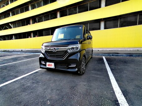 2017 Honda N-BOX II, чёрный, 950000 рублей, вид 1