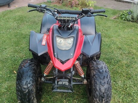 2015 Stels ATV-100, красный, 65000 рублей, вид 5