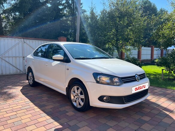 2013 Volkswagen Polo V, белый
