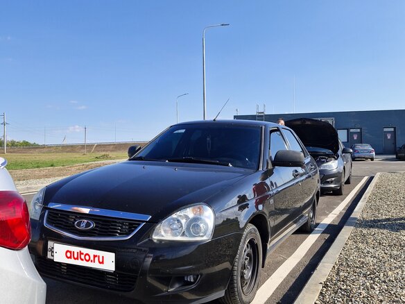 2014 Lada (ВАЗ) Priora I Рестайлинг, чёрный, 585000 рублей - вид 6