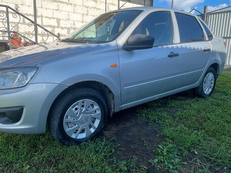 2015 Lada (ВАЗ) Granta I, серебристый, 316000 рублей, вид 1