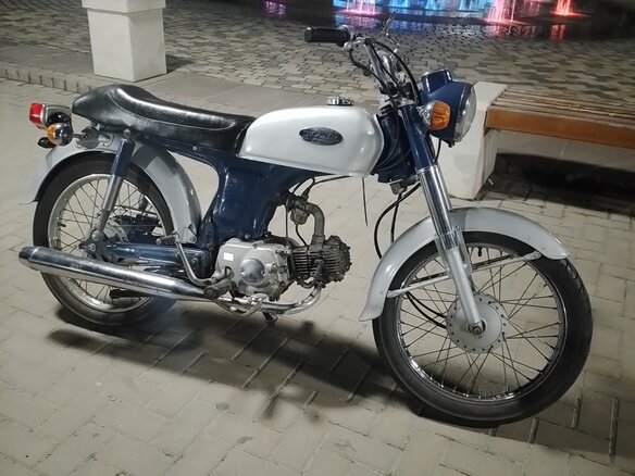 2002 Honda Benly, серебристый, 99000 рублей - вид 4