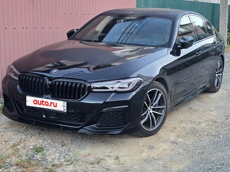 2021 BMW 5 серии 520i VII (G30/G31/G38) Рестайлинг, синий, 4150000 рублей, вид 1