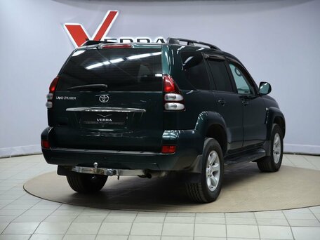 2008 Toyota Land Cruiser Prado 4-speed 120 Series Рестайлинг, зелёный, 1930000 рублей, вид 5