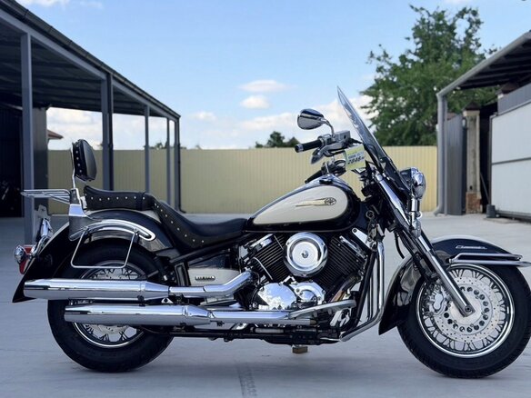 2006 Yamaha XVS1100, чёрный - вид 7