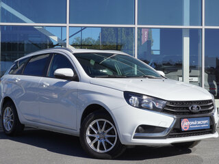 2019 Lada (ВАЗ) Vesta SW I, белый, 1064000 рублей, вид 3