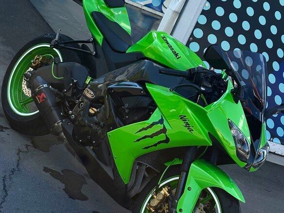 2007 Kawasaki ZX-10R Ninja, зелёный, 735000 рублей - вид 18