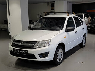 2014 Lada (ВАЗ) Granta I, белый, 377000 рублей, вид 1