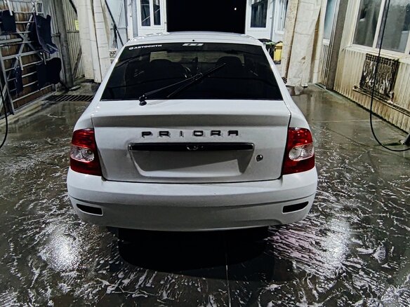 2009 Lada (ВАЗ) Priora I, белый, 290000 рублей - вид 4