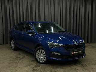 2021 Skoda Rapid II, синий, 1299999 рублей, вид 3