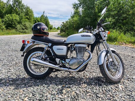 1997 Suzuki ST 400 Tempter, серебристый, 350000 рублей, вид 4