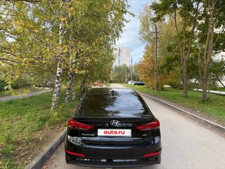 2017 Hyundai Elantra VI (AD), чёрный, 1490000 рублей, вид 2