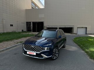 2022 Hyundai Santa Fe IV Рестайлинг, синий, 2450000 рублей, вид 1