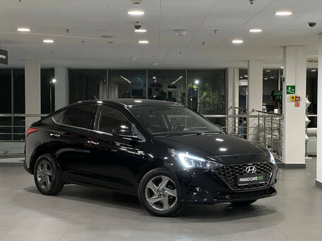 2020 Hyundai Solaris II Рестайлинг, чёрный, 1680000 рублей, вид 2