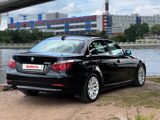 2008 BMW 5 серии 525i V (E60/E61) Рестайлинг, чёрный, 1270000 рублей, вид 5