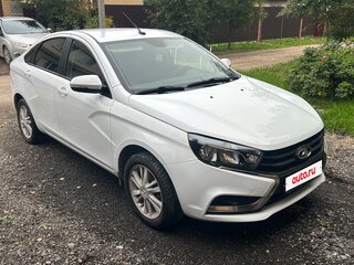 2017 Lada (ВАЗ) Vesta I, белый, 800000 рублей, вид 1