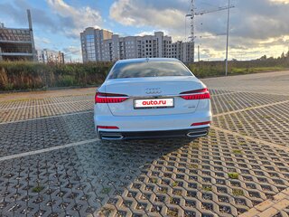 2020 Audi A6 45 TFSI V (C8), белый, 3750000 рублей, вид 4