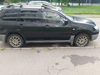 2007 Mitsubishi Outlander I, чёрный, 250000 рублей, вид 2