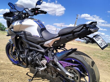2015 Yamaha MT-09 Tracer (FJ-09), синий, 660000 рублей, вид 5