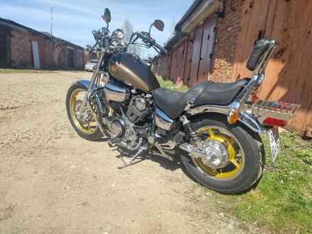 1997 Yamaha XV1100 Virago, коричневый, 350000 рублей, вид 5