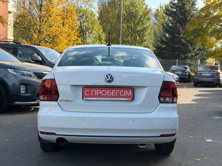 2017 Volkswagen Polo V Рестайлинг, белый, 949000 рублей, вид 5