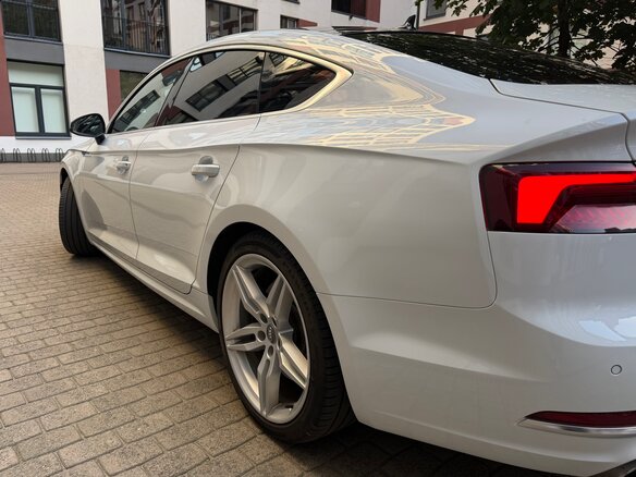 2018 Audi A5 II (F5), белый, 3100000 рублей - вид 5