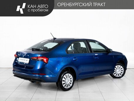 2021 Skoda Rapid II, синий, 1698000 рублей, вид 3