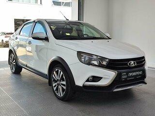 2021 Lada (ВАЗ) Vesta Cross I, белый, 1170000 рублей, вид 3
