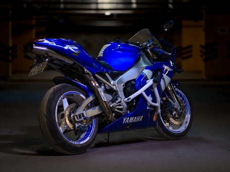 2000 Yamaha YZF-R1, синий, 450000 рублей, вид 4