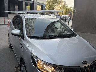 2014 Kia Rio 4-speed III, серебристый, 1150000 рублей, вид 1