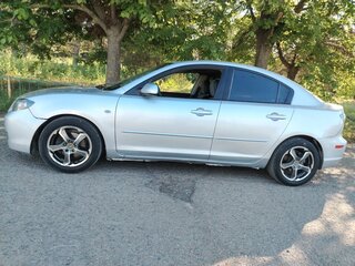 2007 Mazda 3 4-speed I (BK) Рестайлинг, серебристый, 620000 рублей, вид 4