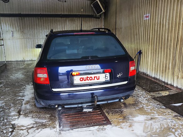 2002 Audi A6 II (C5) Рестайлинг, синий - вид 6