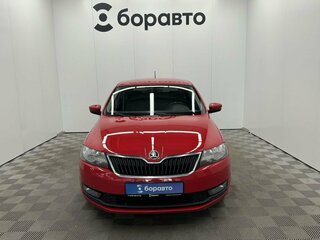 2019 Skoda Rapid I Рестайлинг, красный, 1269000 рублей, вид 2