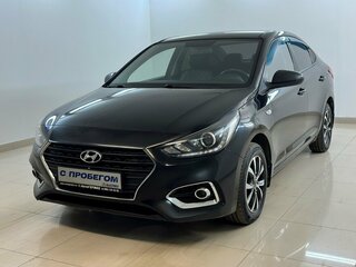 2017 Hyundai Solaris II, чёрный, 1180000 рублей, вид 1