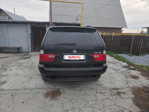 2004 BMW X5 4.4i I (E53) Рестайлинг, чёрный, 900000 рублей - вид 1