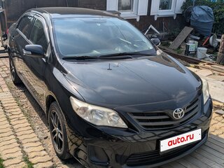 2010 Toyota Corolla X (E140, E150), чёрный, 1175000 рублей, вид 2