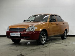 2009 Lada (ВАЗ) Priora I, красный, 125000 рублей, вид 1