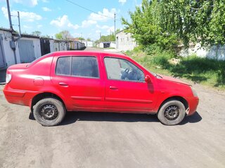 2004 Renault Symbol I Рестайлинг, красный, 210000 рублей, вид 2