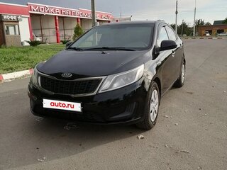 2012 Kia Rio III, чёрный, 590000 рублей, вид 1